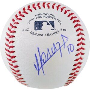 Yoan Moncada Autographed Baseball Chicago White Sox Proof Photo COA Authentic